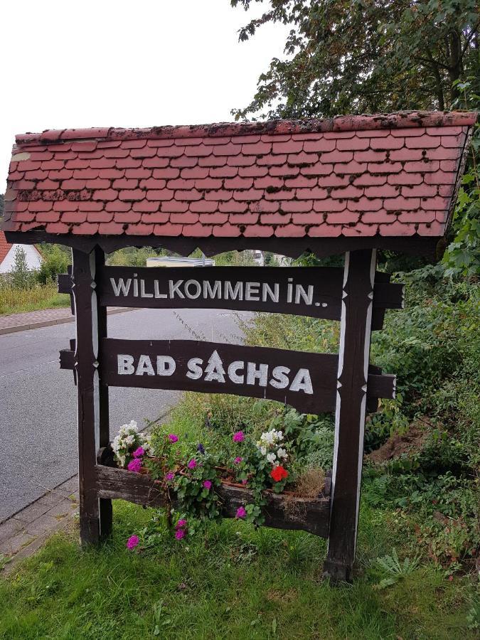 Ferienwohnung Sweety Haus Sachsensteinblick バート・ザクサ エクステリア 写真
